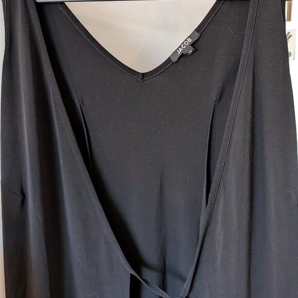 Classic Black Wrap Dress - Picture 4 of 5